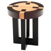 Soft Modern Inlaid Side Table