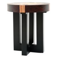 Soft Modern Inlaid Side Table