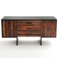 Soft Modern Sideboard - Natural Reclaimed Wood