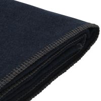 Solid Midnight Throw Blanket
