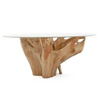 Solid Teak Dining Table Base