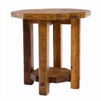 Stony Brooke Rustic Octagon Side Table