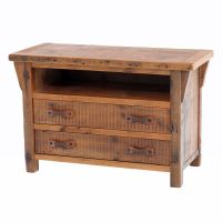 Stony Brooke Rustic Reclaimed 2 Drawer Television Stand