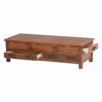 Stony Brooke Rustic Reclaimed 4 Drawer Coffee Table