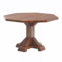 Stony Brooke Rustic Reclaimed Octagon Dining, Counter, or Bar Table