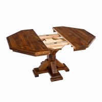Stony Brooke Rustic Reclaimed Octagon Extension Dining Table