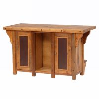 Stony Brooke Rustic Reclaimed Three Panel Bar