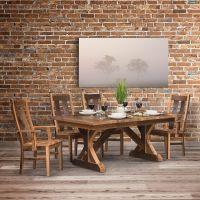 Stretford Reclaimed Dining Collection - Clear Finish