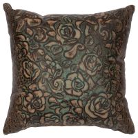 Sundance Gardens Embossed Leather Decor Pillow