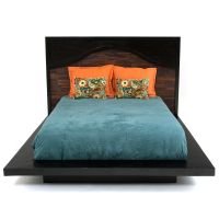Sustainable Reclaimed Wood Platform Bed