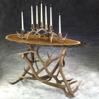 Elk Antler Sofa Table