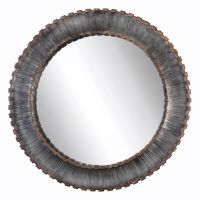 Tanaina Forged Round Mirror