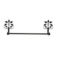 Wrought Iron Leaf Fan Towel Bar