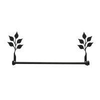 Wrought Iron Leaf Towel Bar