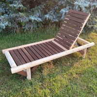 ThermaFusion Outdoor Cedar Chaise Lounge Chair