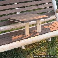 ThermaFusion Outdoor Cedar Tete-A-Tete