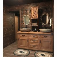 Timber Haven Vanity--Honey Amber finish