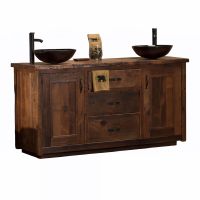 Timber Frame Barn Wood Vanity