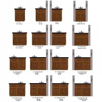 Rustic Cedar Shake Barnwood Vanity