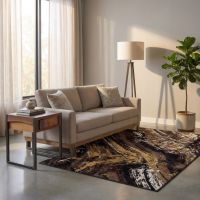 Side Table: Some lifestyle images are created with AI for visualization purposes. Crafted from natural solid wood, each piece is unique and will vary.