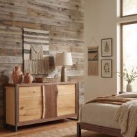 Live Edge Dresser: Some lifestyle images are created with AI for visualization purposes. Crafted from natural solid wood, each piece is unique and will vary.