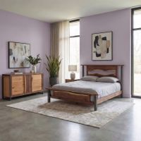Walnut Dresser: Some lifestyle images are created with AI for visualization purposes. Crafted from natural solid wood, each piece is unique and will vary.