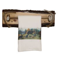 Pine & Antler Towel Bar