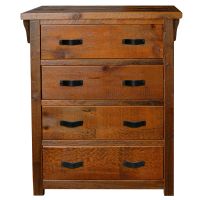 Rocky Creek 4 Drawer Reclaimed Barn Wood Chest