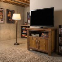 TV Stand: Some lifestyle images are created with AI for visualization purposes. Crafted from natural solid wood, each piece is unique and will vary.