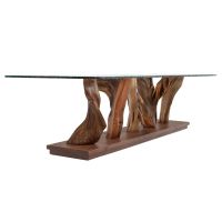 Twisted Trails Modern Organic Dining Table - Provincial Finish