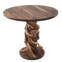 Twisted Trails Rustic Juniper & Black Walnut Pub Table