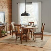 Modern Rustic Dining Table: Some lifestyle images are created with AI for visualization purposes. Crafted from natural solid wood, each piece is unique and will vary.