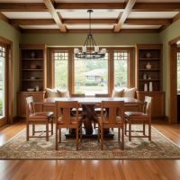 Rustic Live Edge Dining Table: Some lifestyle images are created with AI for visualization purposes. Crafted from natural solid wood, each piece is unique and will vary.