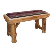 Beartooth Aspen Upholstered Dining Bench-36-NL-DBR-RRU