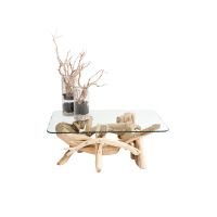 Rustic Organic Driftwood Coffee Table--Natural (unfinished)