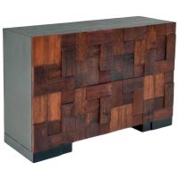 Unique Eco-Friendly Sideboard shown in Natural Reclaimed Wood