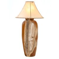 Unique Log Table Lamp