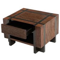 Urban Rustic 1 Drawer Reclaimed Nightstand
