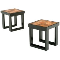 Urban Rustic Butcher Block End Tables