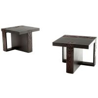 Urban Rustic Mahogany End Tables