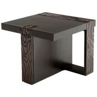 Urban Rustic Mahogany End Table