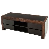 Urban Rustic Mahogany TV Stand