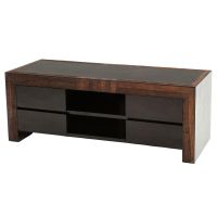Urban Rustic Mahogany TV Stand