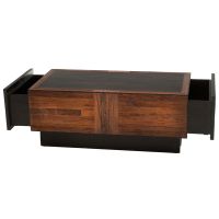 Urban Rustic Modern Storage Coffee Table - Reclaimed Wood