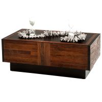 Urban Rustic Modern Storage Coffee Table - Reclaimed Wood