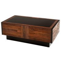 Urban Rustic Modern Storage Coffee Table - Reclaimed Wood