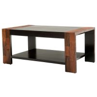 Urban Rustic Reclaimed Wood Coffee Table - Natural Rough Reclaimed Wood
