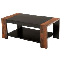 Urban Rustic Reclaimed Wood Coffee Table - Natural Rough Reclaimed Wood