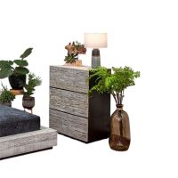 Urban Rustic Reclaimed Wood 3 Drawer Filing Cabinet