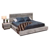 Urban Rustic Reclaimed Wood Platform Bed